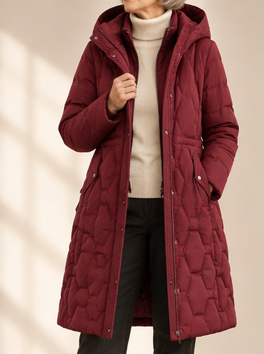 Lisla | Longline Hooded Down Coat