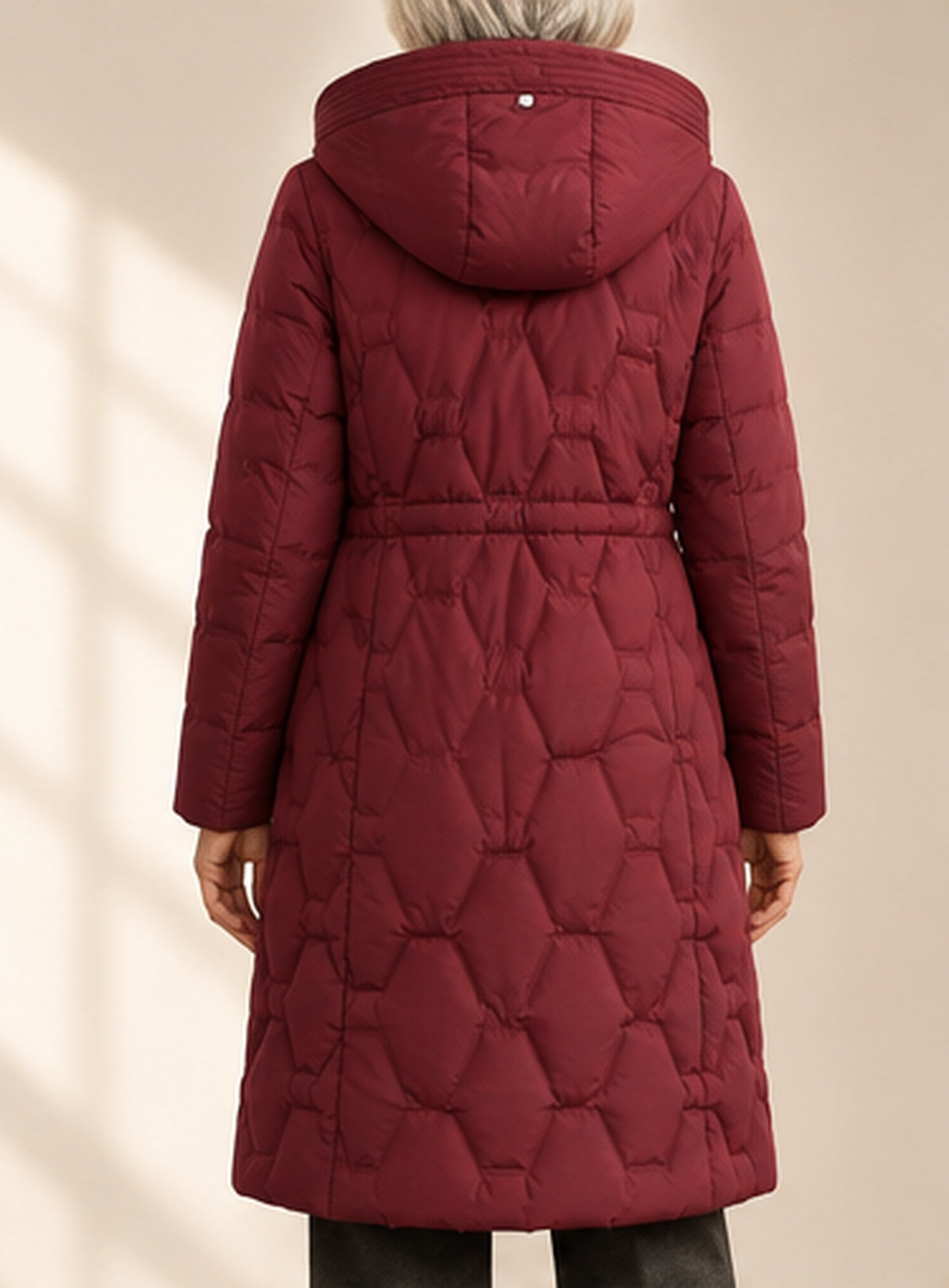 Lisla | Longline Hooded Down Coat