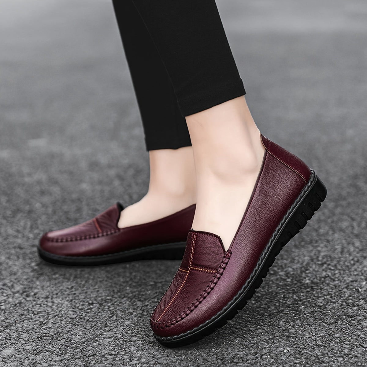 Edith™ | Stitched Comfort Loafers