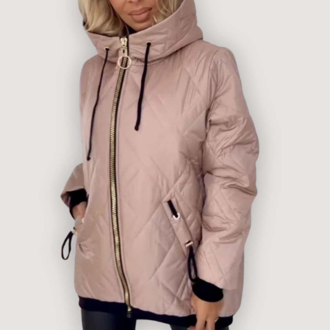 MAURA – QUILTED HOODED JACKET