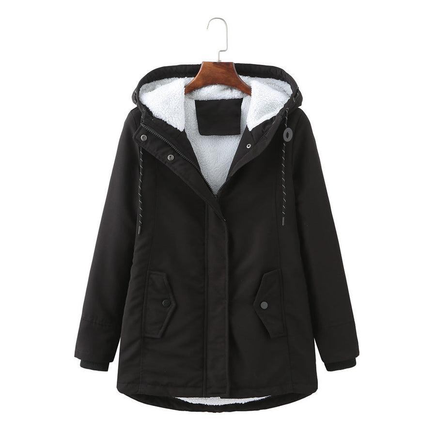 Thalia™ | Cozy Hooded Weatherproof Coat