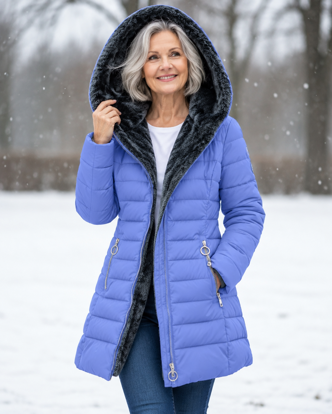 Elly | Elegant Coat with Hood