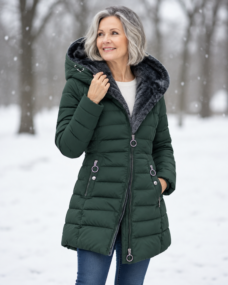 Elly | Elegant Coat with Hood
