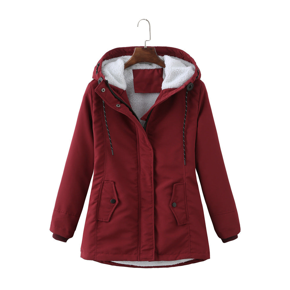 Thalia™ | Cozy Hooded Weatherproof Coat