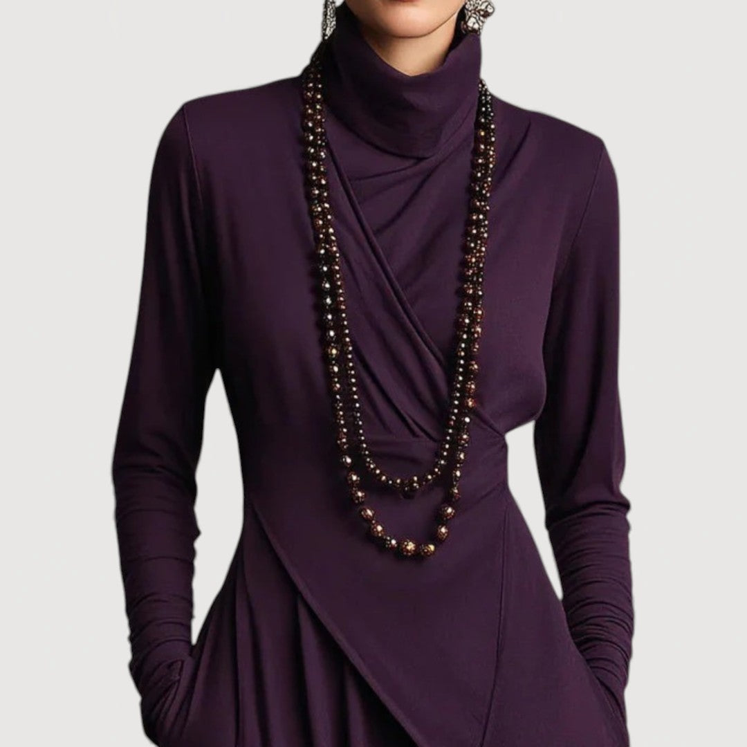 SALLIE – DRAPED MAXI DRESS