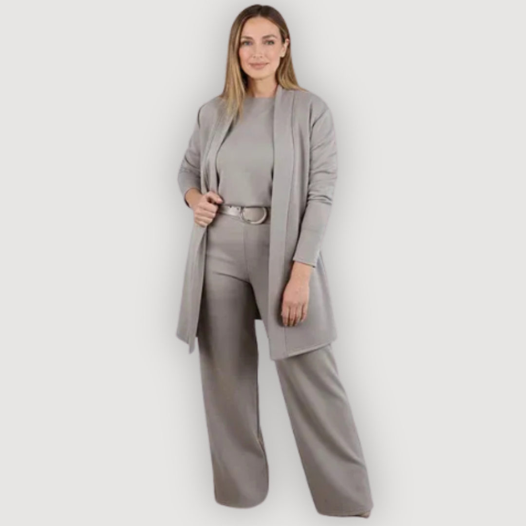 HELENA – CHIC THREE-PIECE STRETCH SET