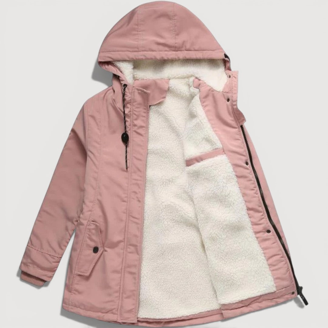NATASHA – FLEECE LINED COAT