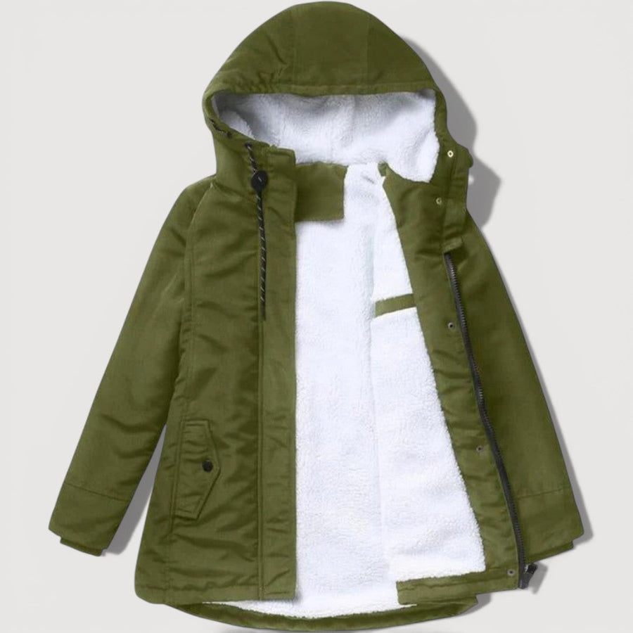 NATASHA – FLEECE LINED COAT