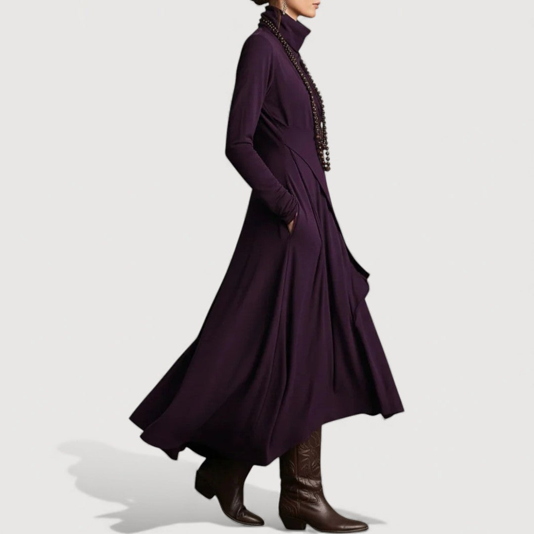 SALLIE – DRAPED MAXI DRESS