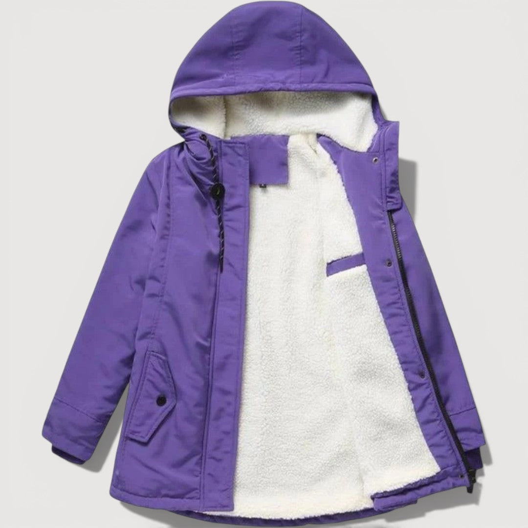 NATASHA – FLEECE LINED COAT