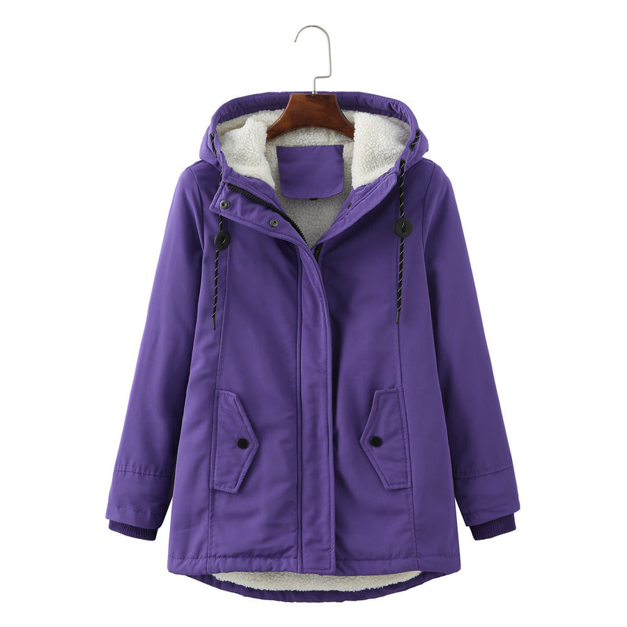 Thalia™ | Cozy Hooded Weatherproof Coat