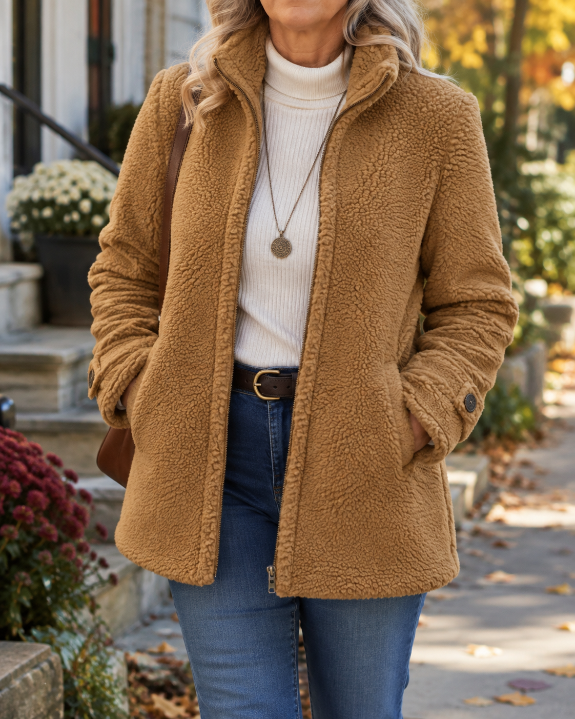 Yara - Cosy Stand Collar Jacket