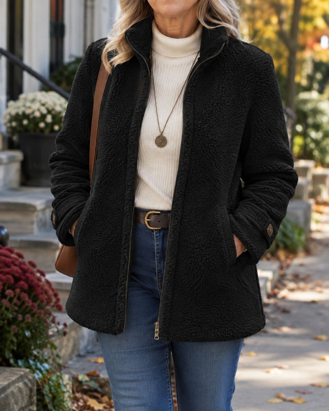 Yara - Cosy Stand Collar Jacket