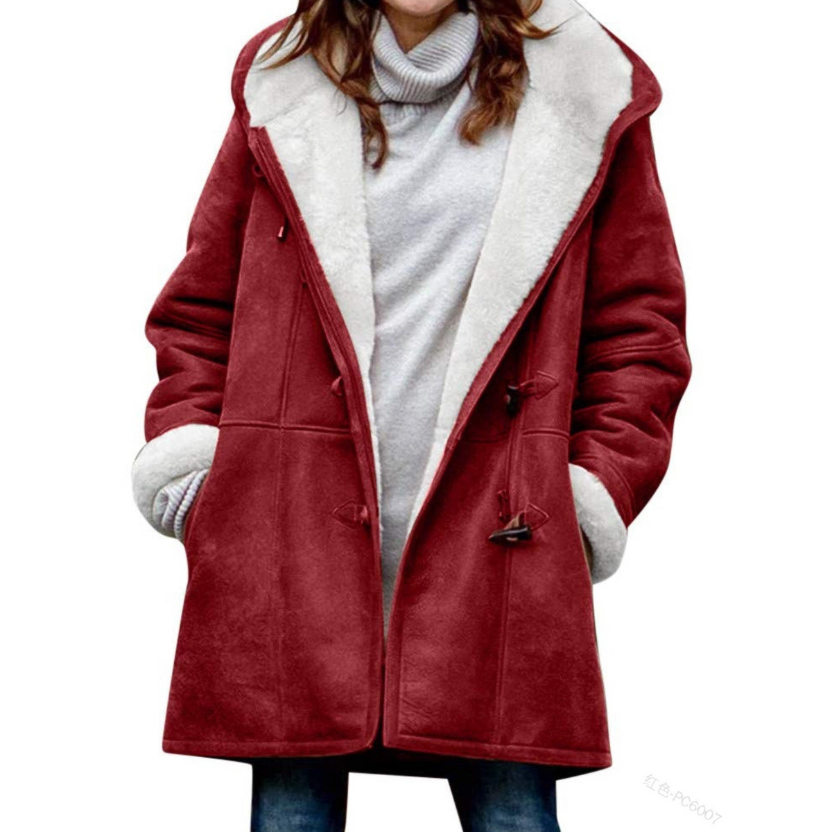Polina | Duffle coat with braids