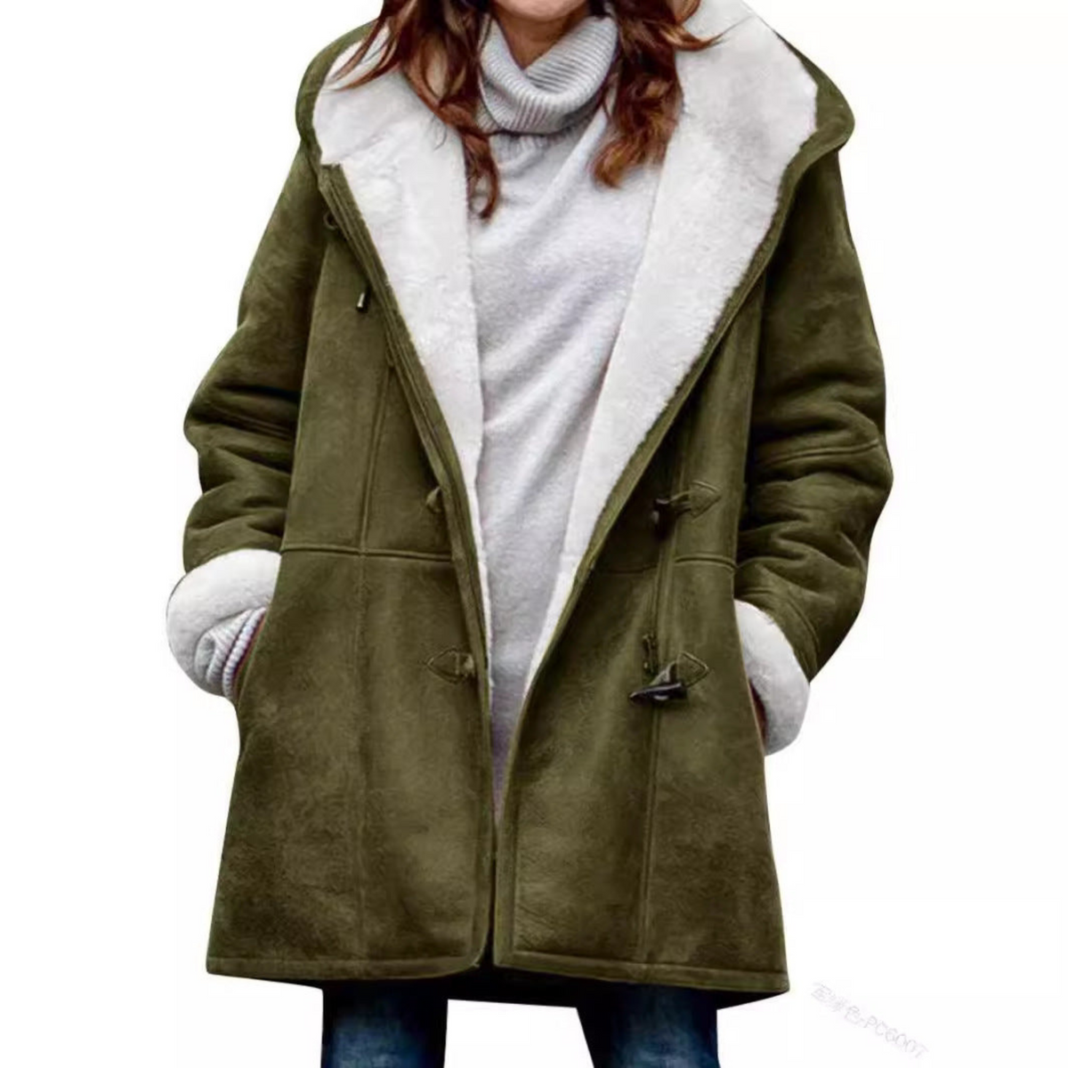 Polina | Duffle coat with braids