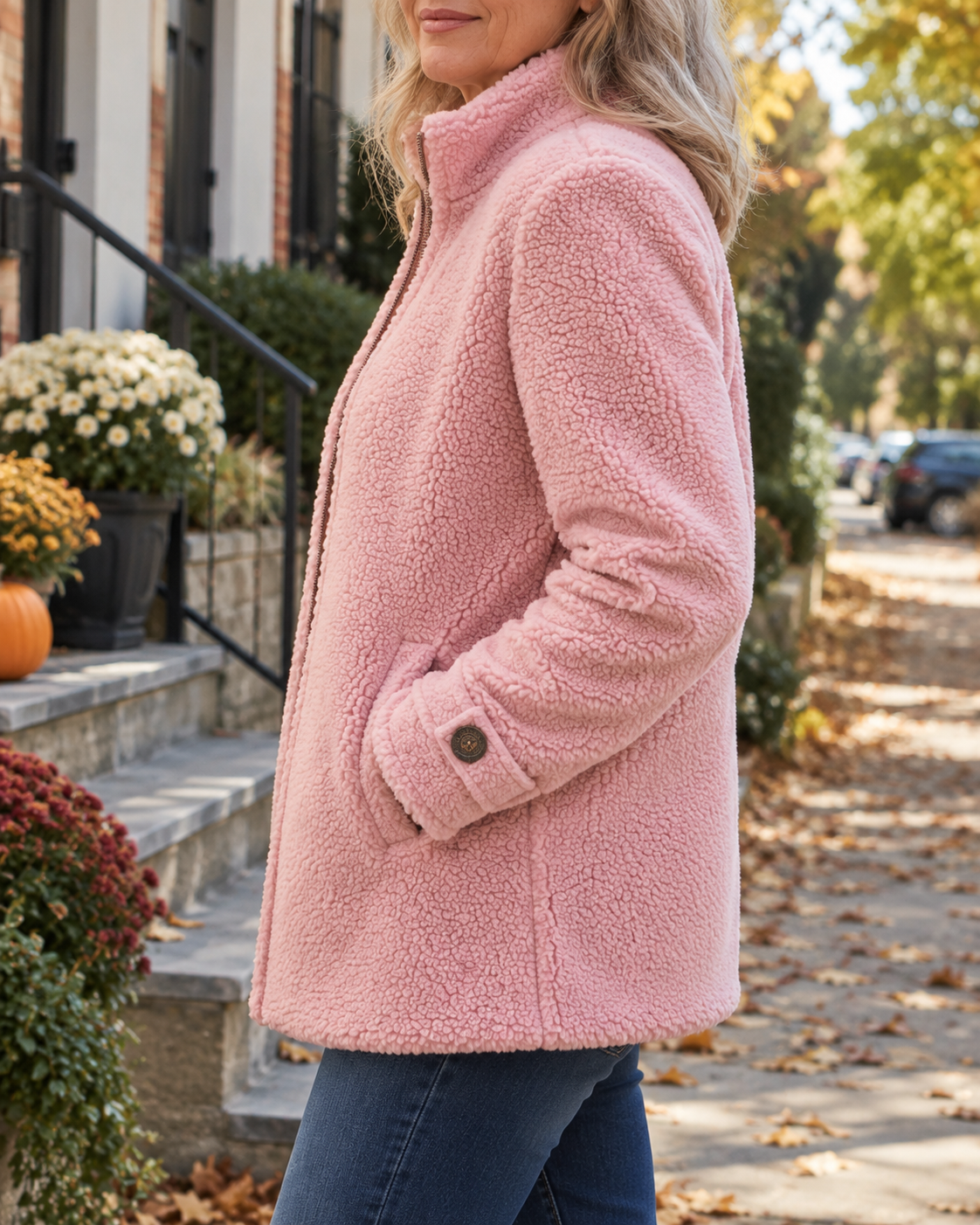 Yara - Cosy Stand Collar Jacket