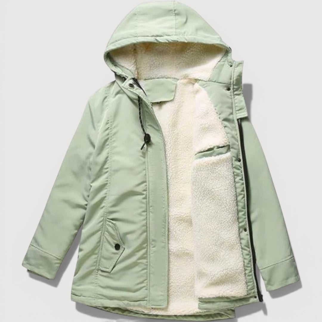 NATASHA – FLEECE LINED COAT