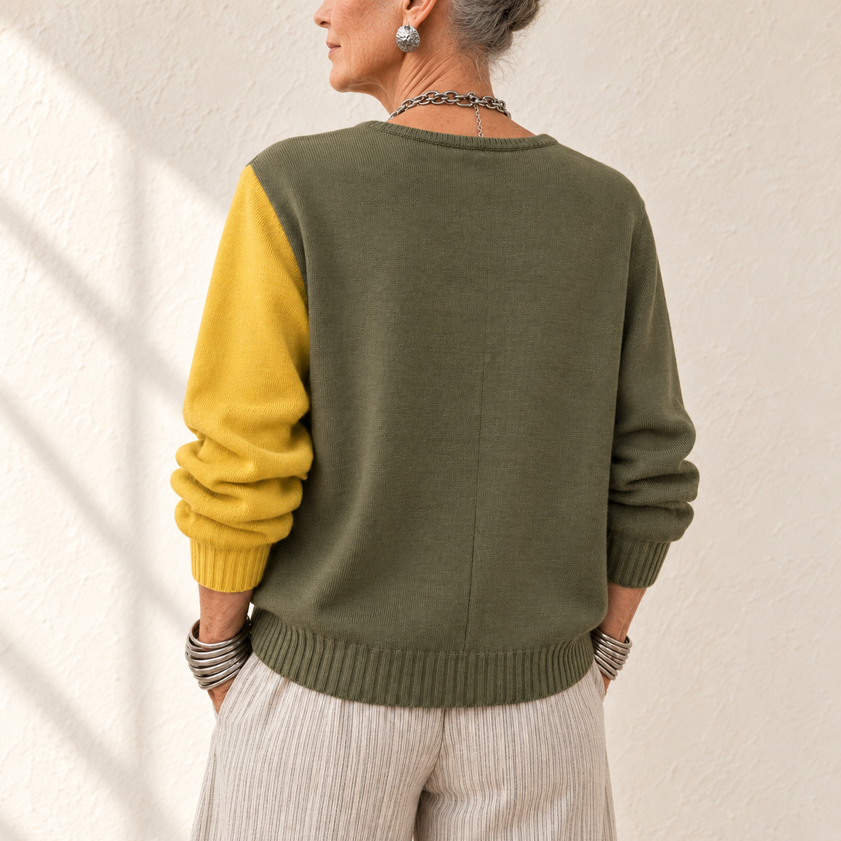 Musa | Color-block Knit Vest