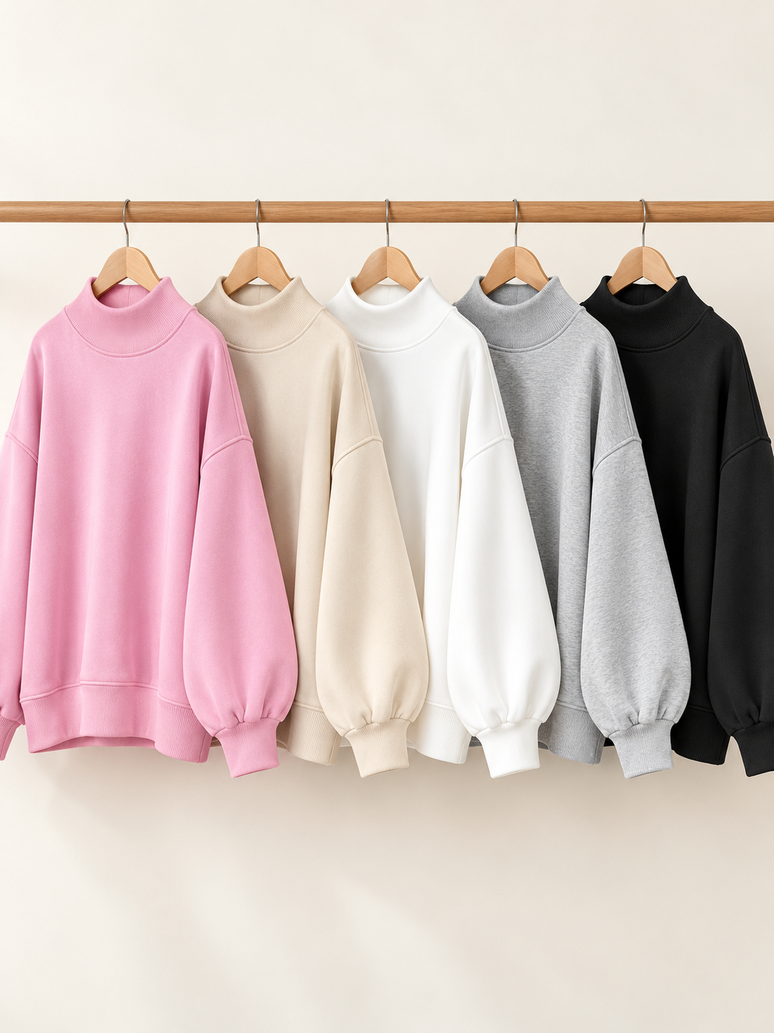 Laura | Cozy High-neck Oversized Sweater