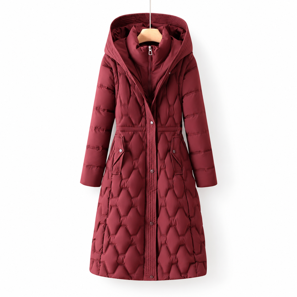 Lisla | Longline Hooded Down Coat