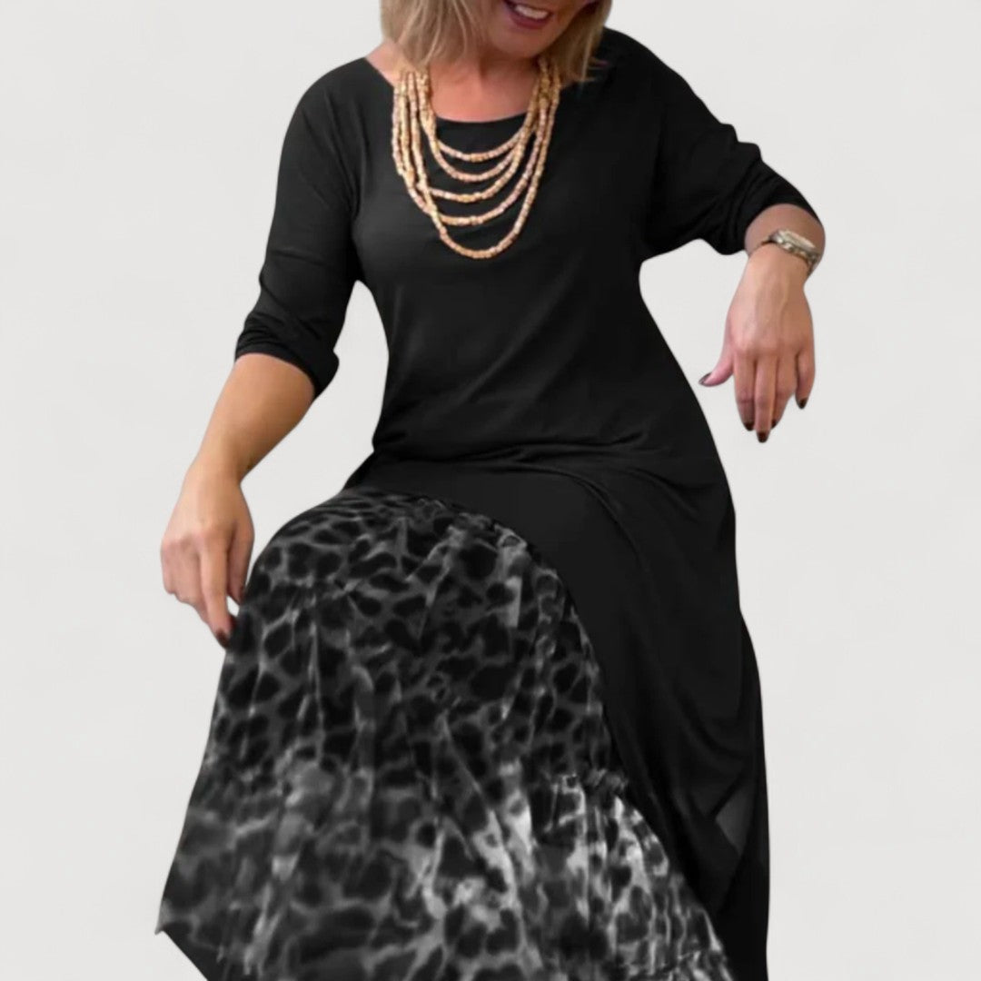 LORENZA – ASYMMETRIC MAXI DRESS