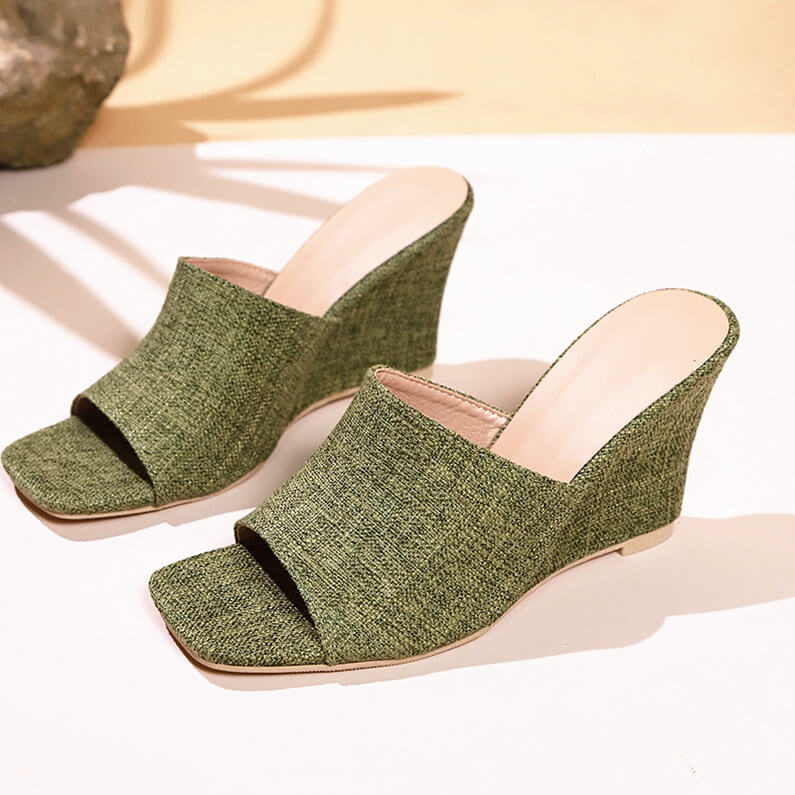 Solara Block Heel Mules
