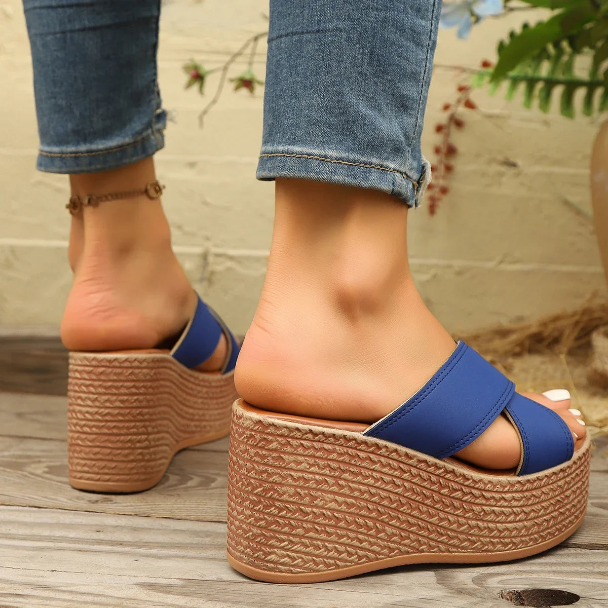 Jess Platform Wedge Sandal
