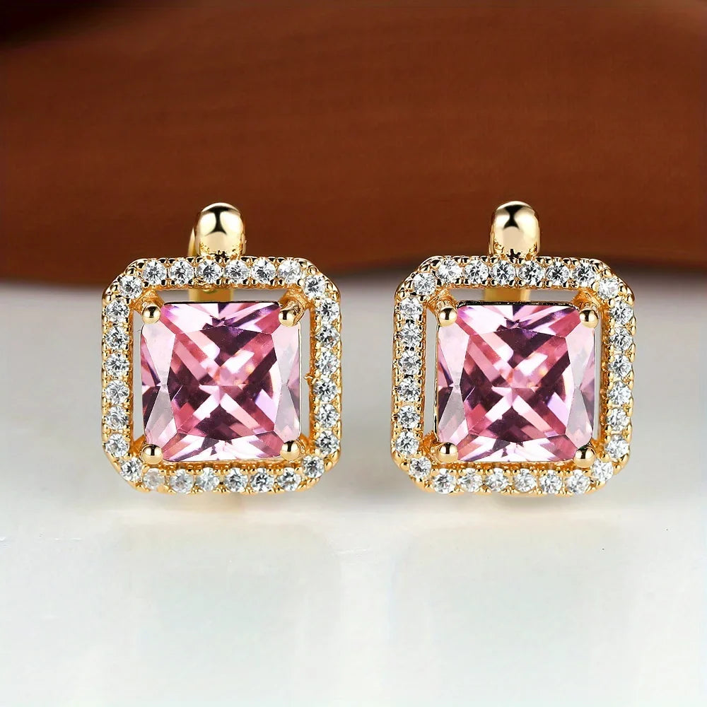 Contour Halo Stud Earrings