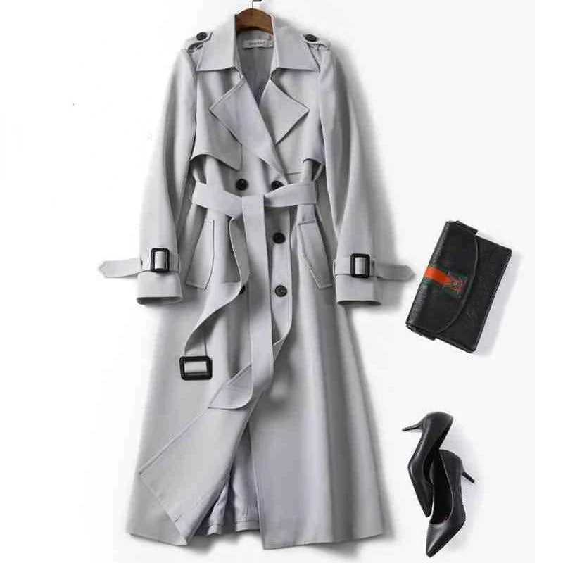 Dania Double-Breasted Trench Coat