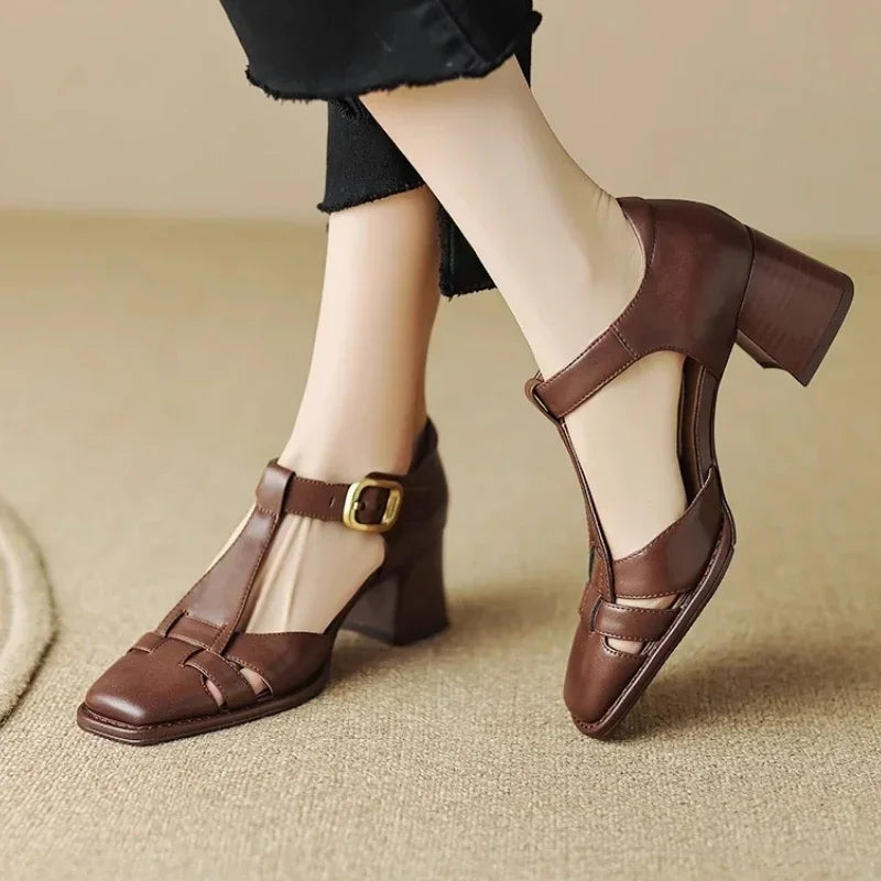 Leora Block Heel Sandal