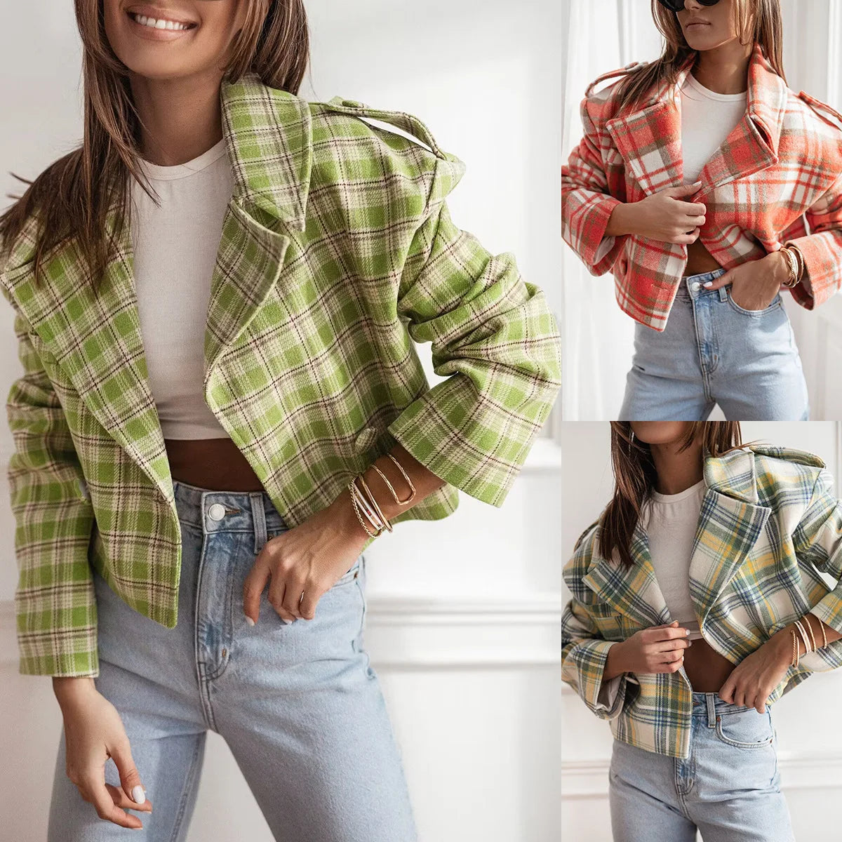 Penelope Cropped Pea Coat