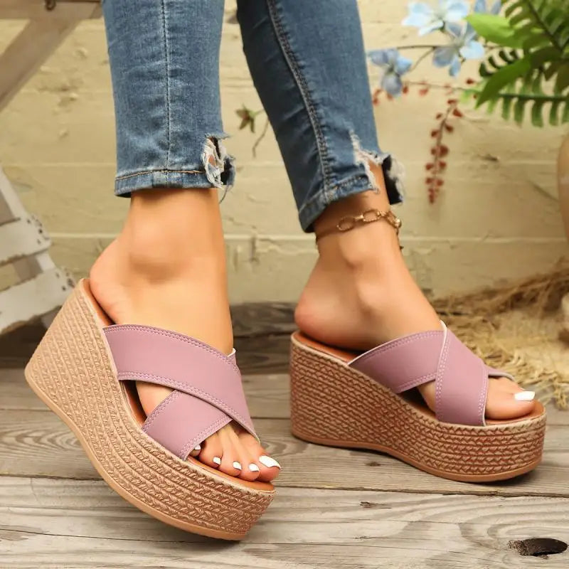 Jess Platform Wedge Sandal