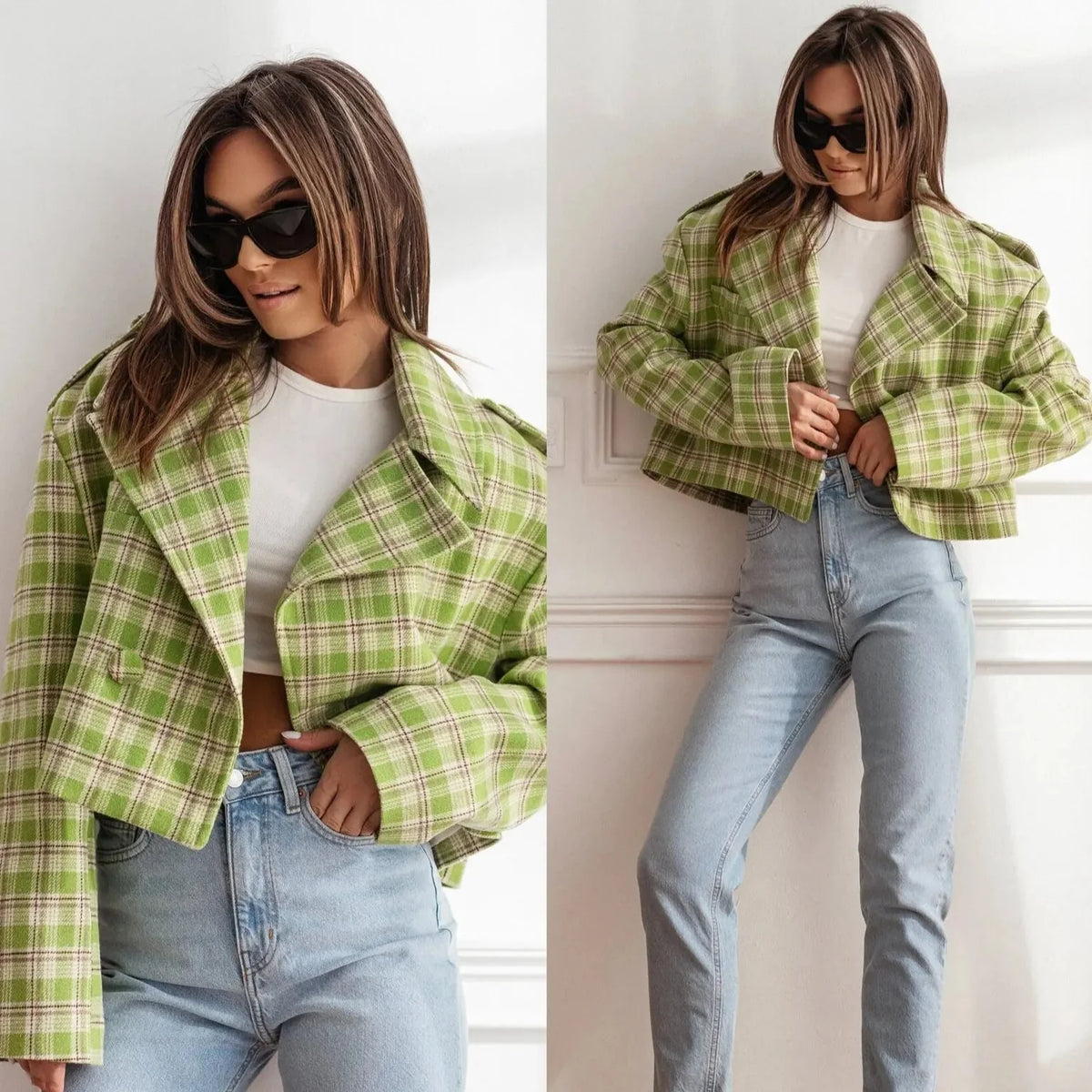 Penelope Cropped Pea Coat