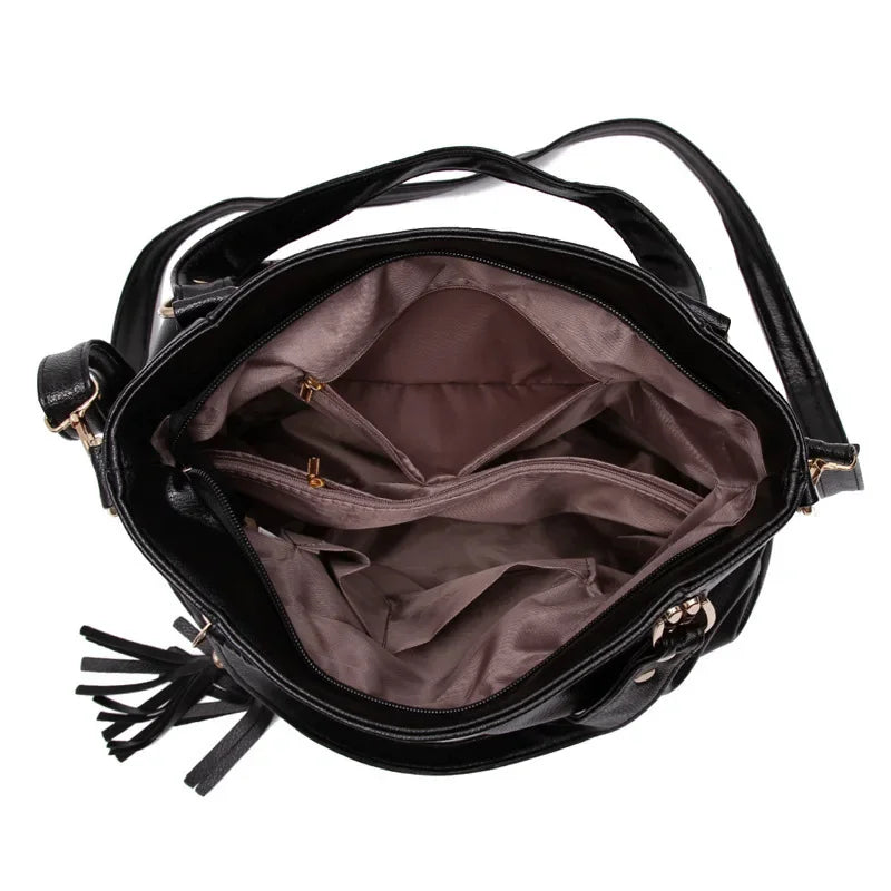 Rhiannon Retro Leather Tote