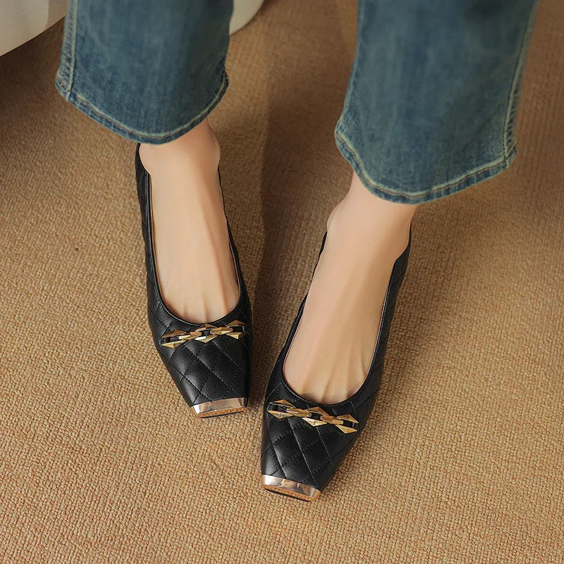 Penelope Block Heel Pump