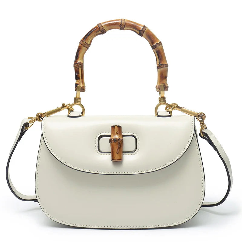 The Astor Bamboo Top-Handle Bag
