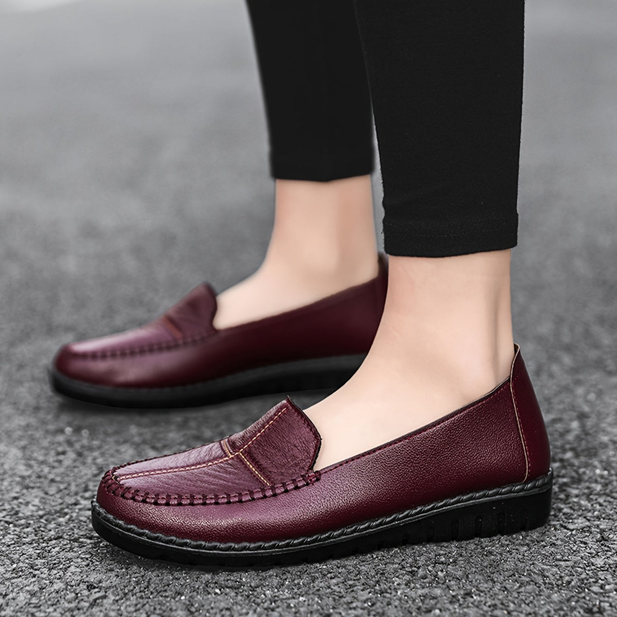 Edith™ | Stitched Comfort Loafers