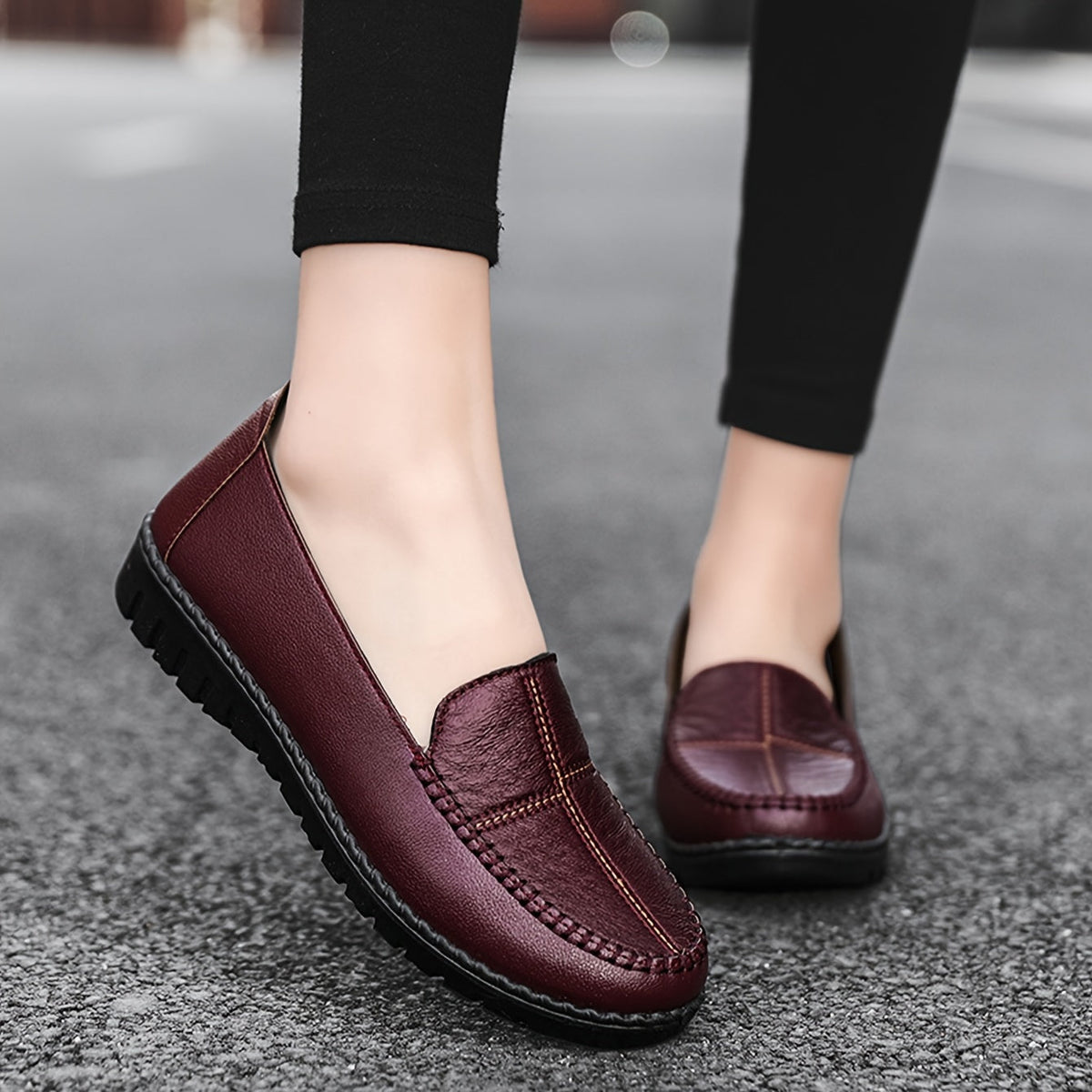 Edith™ | Stitched Comfort Loafers