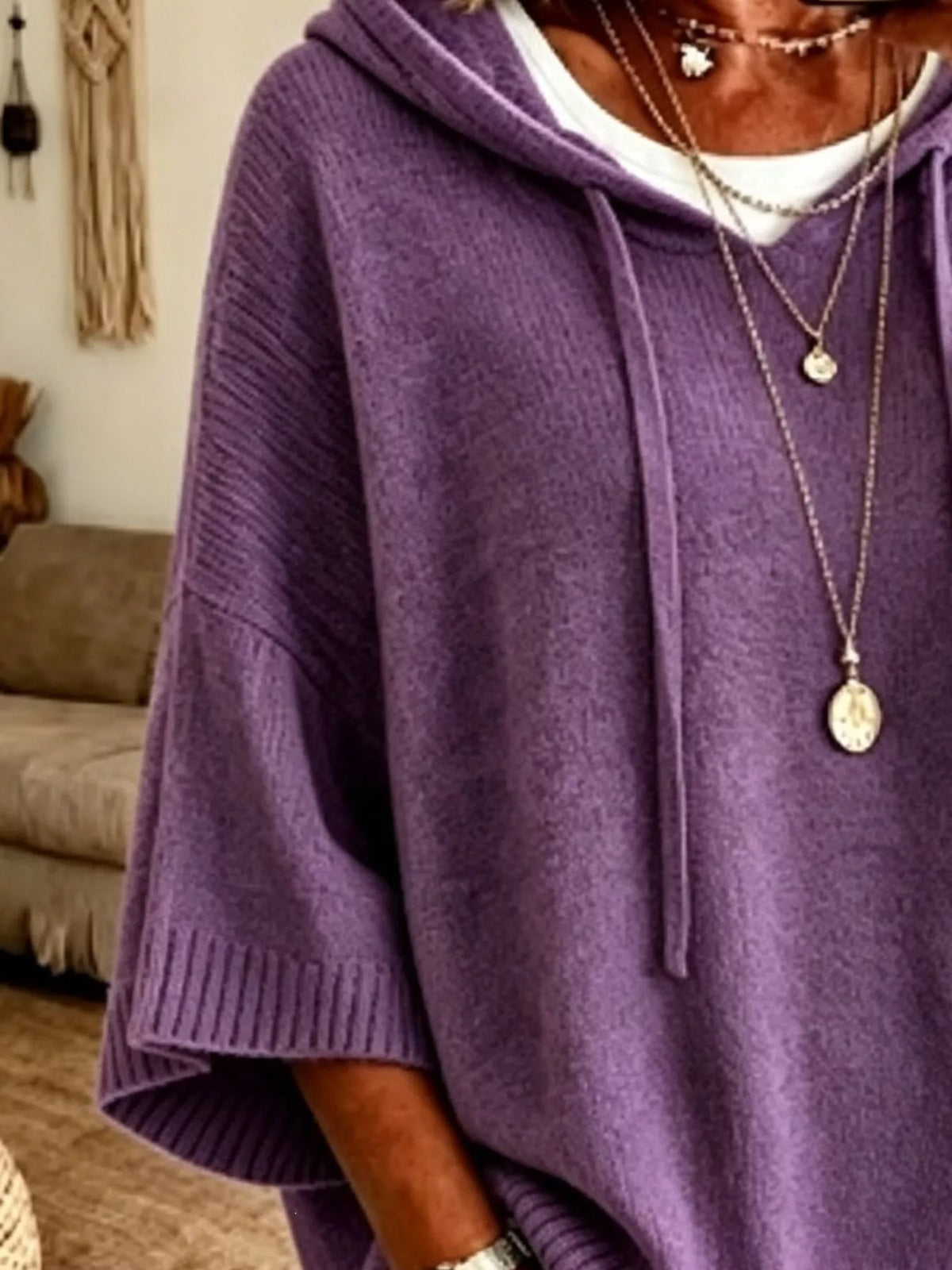 Rose – Poncho Sweater