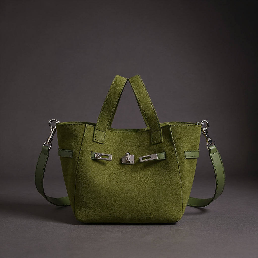 Melania Mini Suede Tote