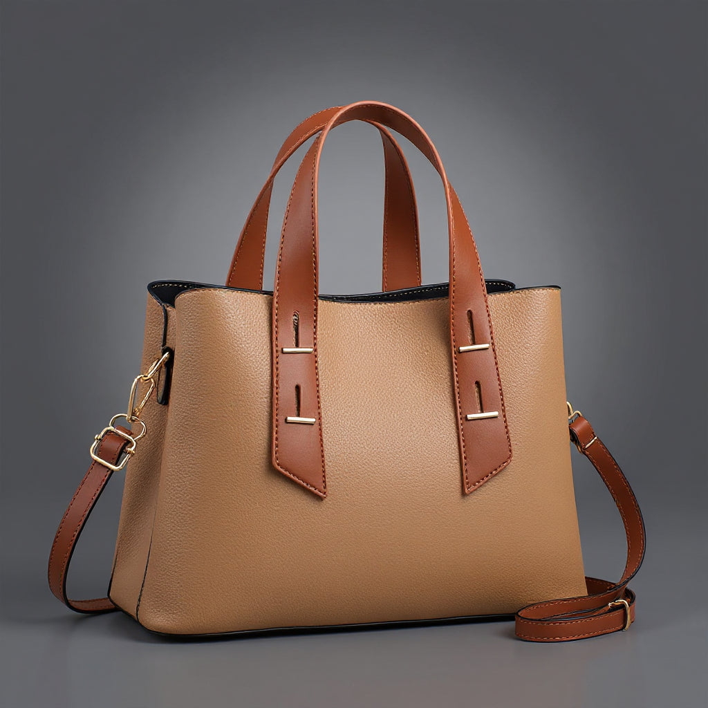 Lucia Pebbled Leather Tote