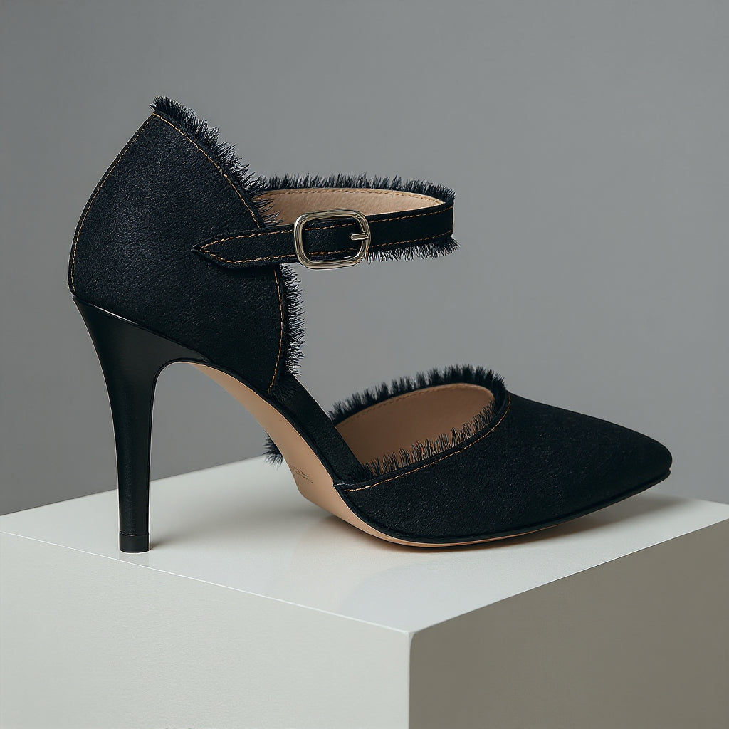 Dani Distressed Denim Stiletto