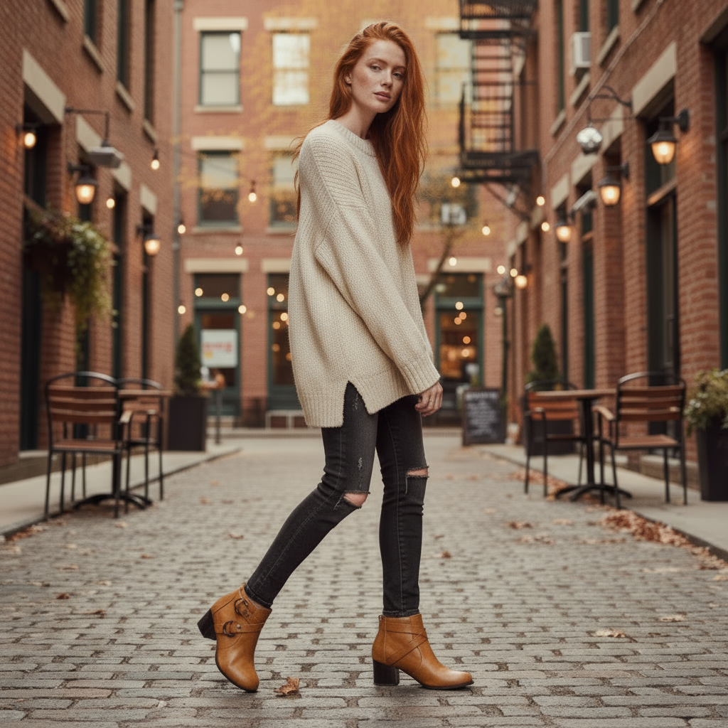 Bella Buckle Ankle Boot