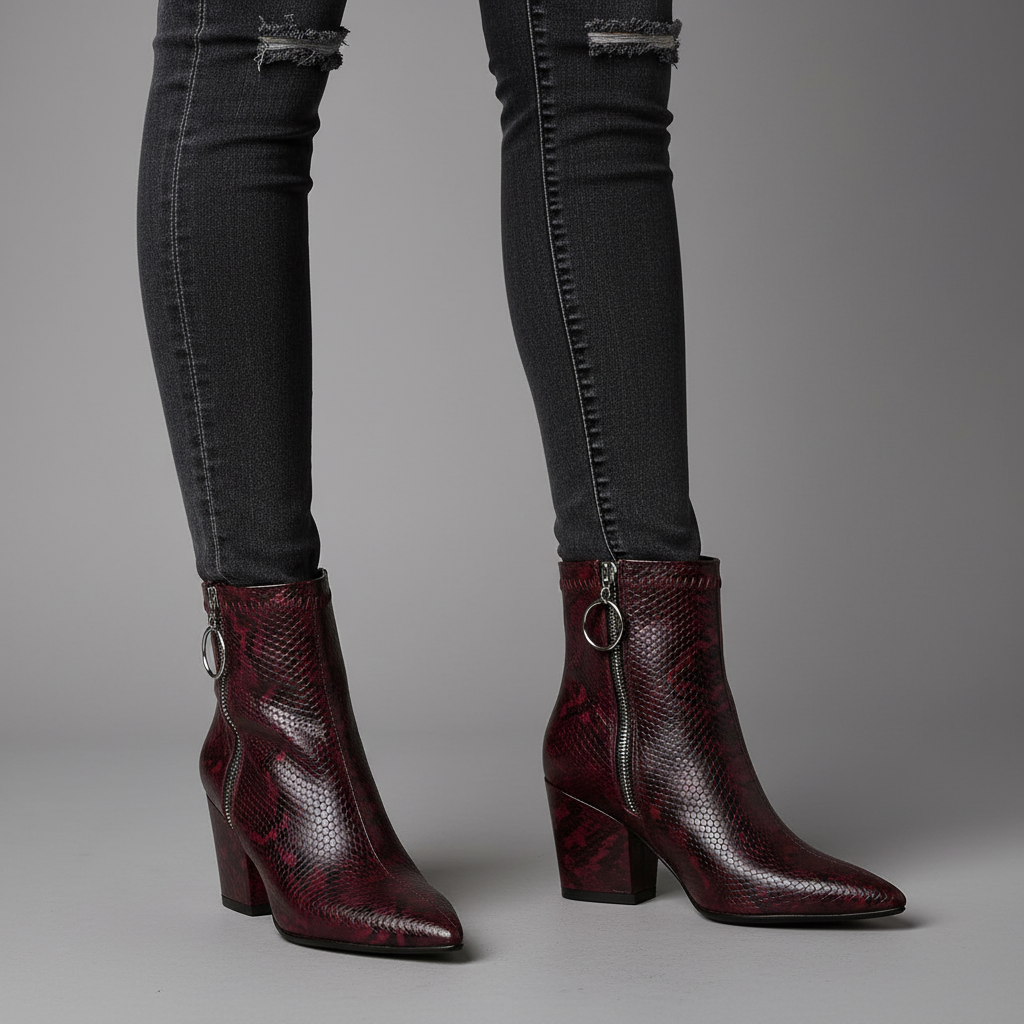 Sama Snakeskin Boot