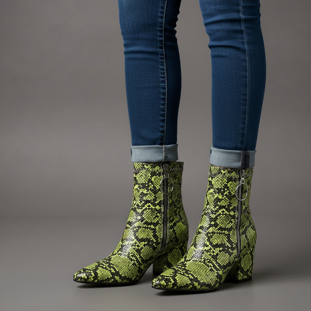 Sama Snakeskin Boot