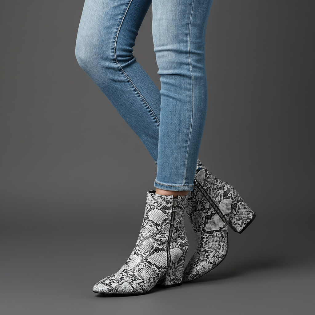Sama Snakeskin Boot