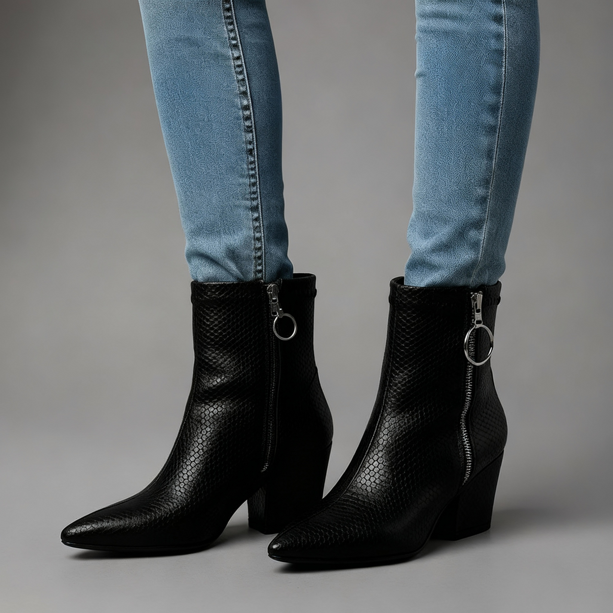 Sama Snakeskin Boot