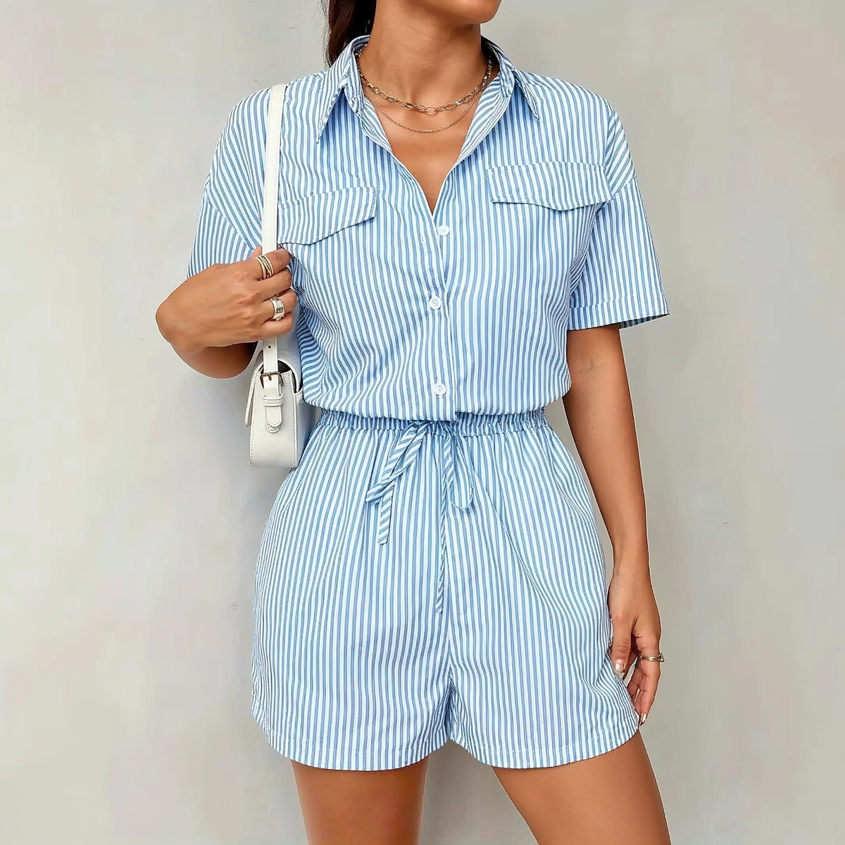 Camila Cinched Waist Romper