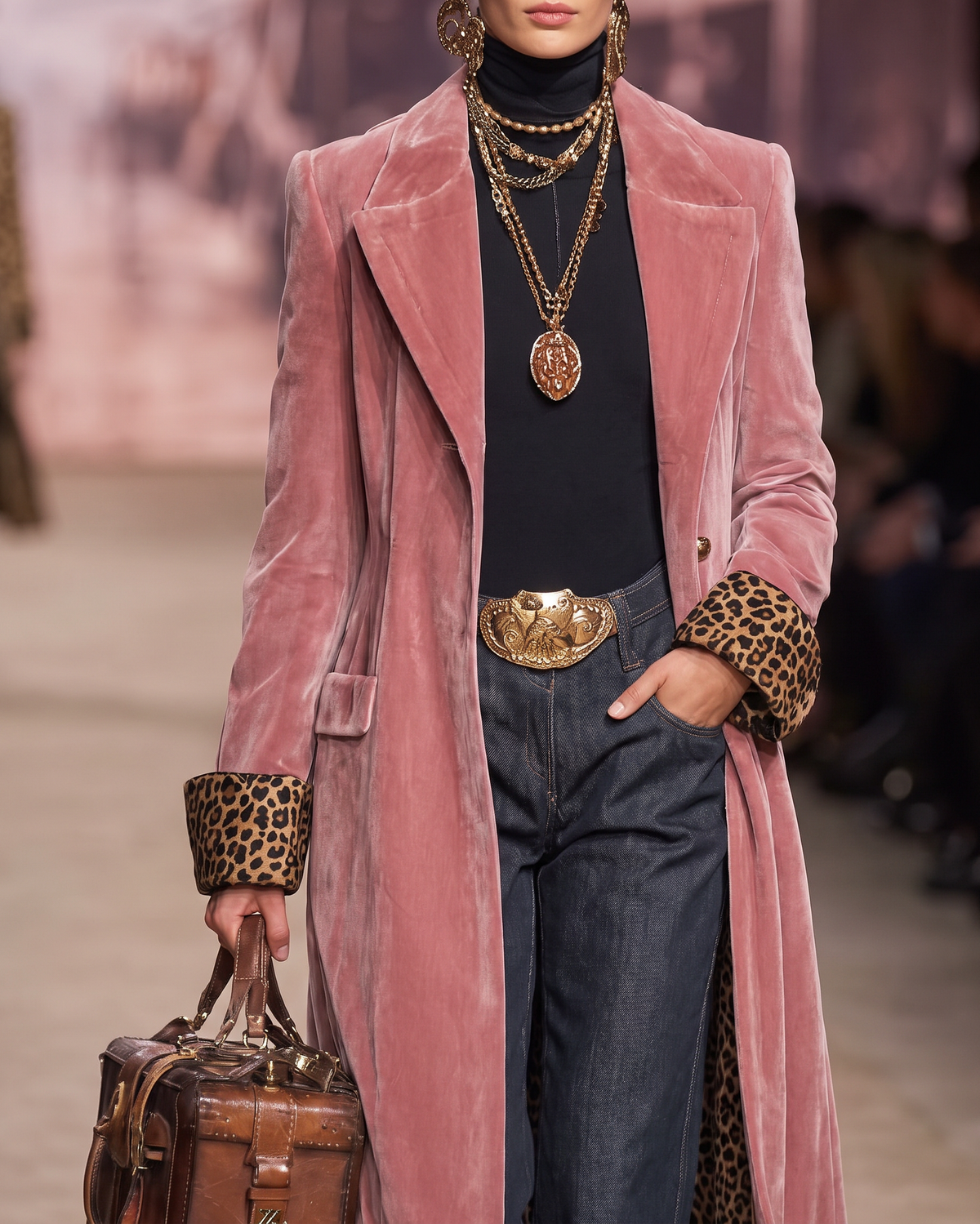Palace - Elegant Long Tailored Coat