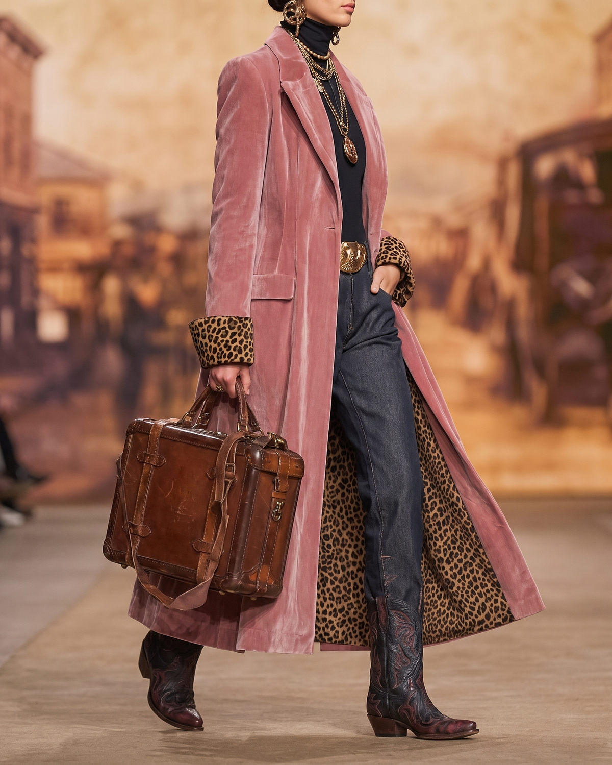 Palace - Elegant Long Tailored Coat